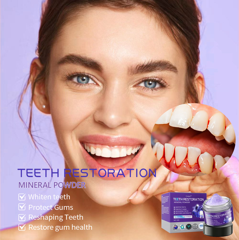 Cvreozโข (ADA recommended)Teeth Restoration Mineral Powder(๐๐๐ข๐ฆ๐ข๐ญ๐๐ ๐ญ๐ข๐ฆ๐ ๐๐ข๐ฌ๐๐จ๐ฎ๐ง๐ญ ๐๐๐ฌ๐ญ ๐๐ ๐ฆ๐ข๐ง๐ฎ๐ญ๐๐ฌ๐) โ๏ธ