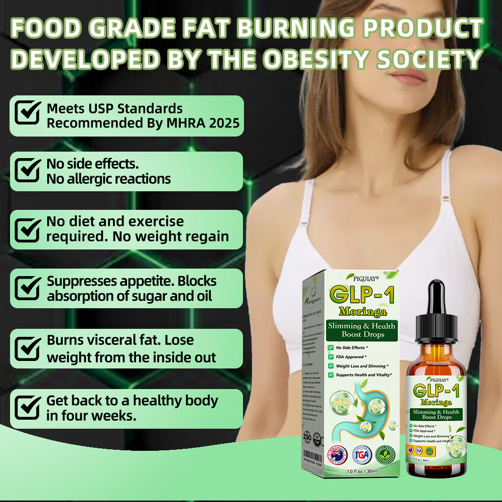 【Last Day Promotion 60% OFF🥇】Piguiay® GLP-1 Moringa Slimming & Health Boost Drops(Food-grade fat burner - 24/7 Release | Lose 5-8 kg FAST | 90% Sugar Drop | )💌