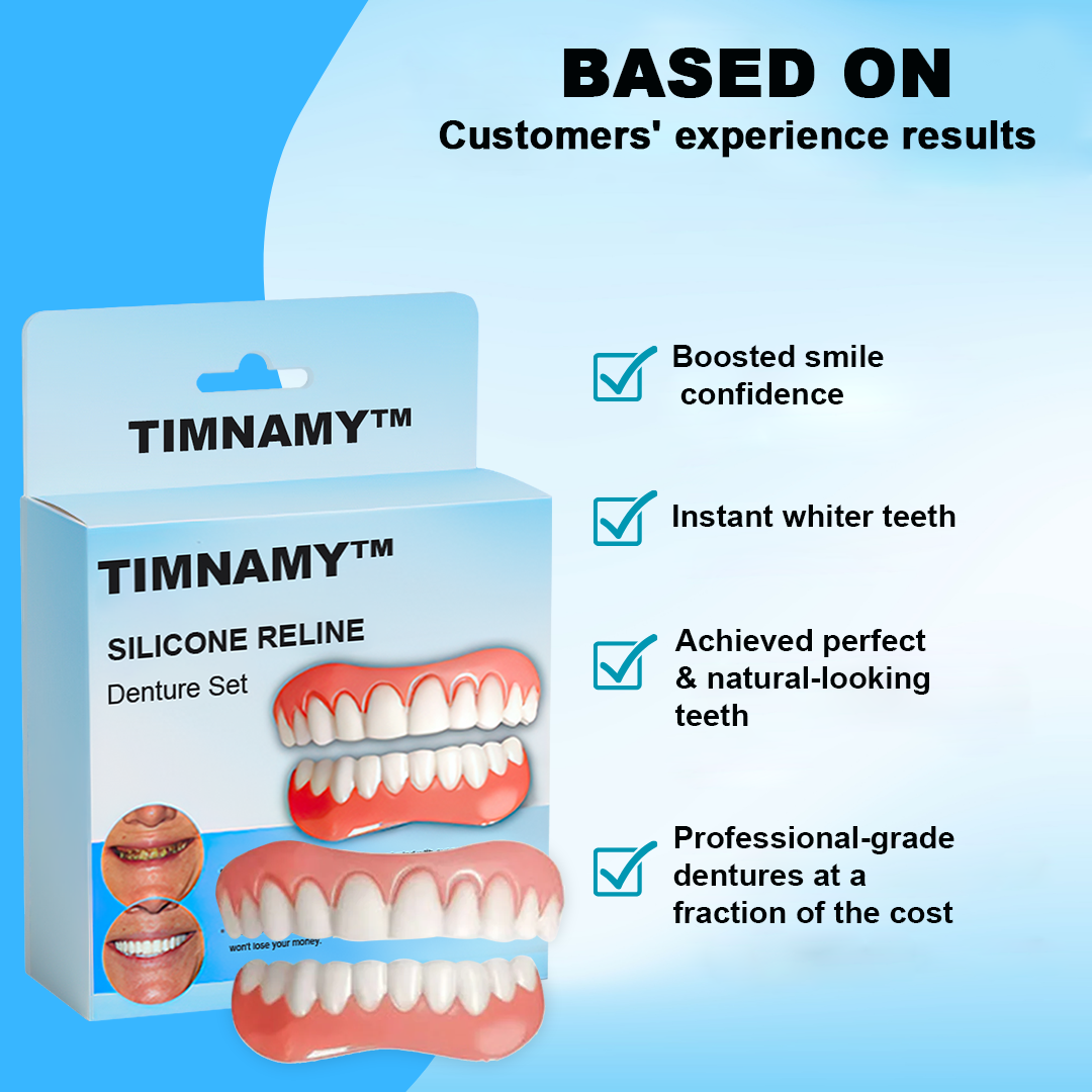 TIMNAMY™ Silicone Reline Denture Set