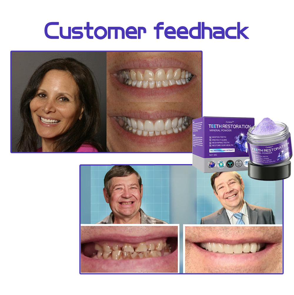Cvreozโข (ADA recommended)Teeth Restoration Mineral Powder(๐๐๐ข๐ฆ๐ข๐ญ๐๐ ๐ญ๐ข๐ฆ๐ ๐๐ข๐ฌ๐๐จ๐ฎ๐ง๐ญ ๐๐๐ฌ๐ญ ๐๐ ๐ฆ๐ข๐ง๐ฎ๐ญ๐๐ฌ๐) โ๏ธ