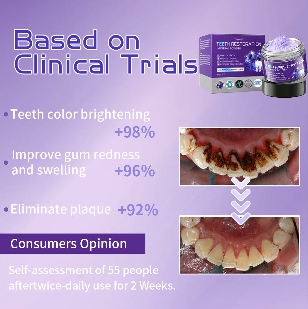 Cvreozโข (ADA recommended)Teeth Restoration Mineral Powder(๐๐๐ข๐ฆ๐ข๐ญ๐๐ ๐ญ๐ข๐ฆ๐ ๐๐ข๐ฌ๐๐จ๐ฎ๐ง๐ญ ๐๐๐ฌ๐ญ ๐๐ ๐ฆ๐ข๐ง๐ฎ๐ญ๐๐ฌ๐) โ๏ธ