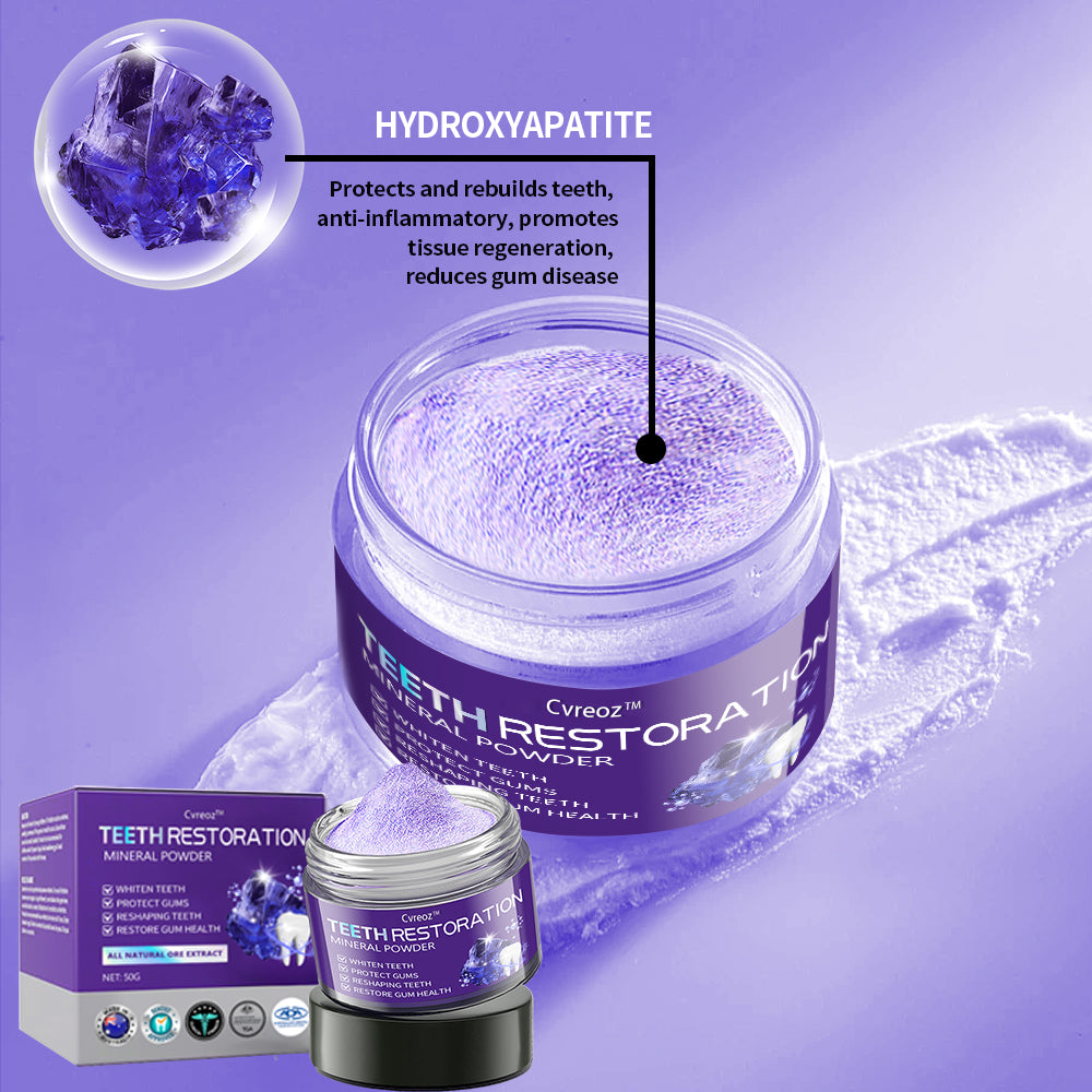 Cvreozโข (ADA recommended)Teeth Restoration Mineral Powder(๐๐๐ข๐ฆ๐ข๐ญ๐๐ ๐ญ๐ข๐ฆ๐ ๐๐ข๐ฌ๐๐จ๐ฎ๐ง๐ญ ๐๐๐ฌ๐ญ ๐๐ ๐ฆ๐ข๐ง๐ฎ๐ญ๐๐ฌ๐) โ๏ธ