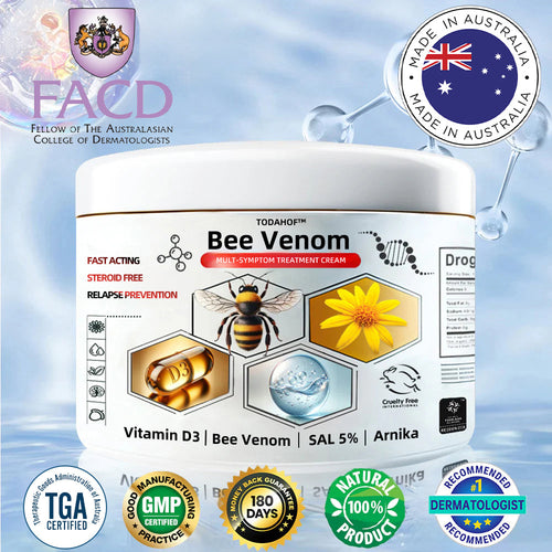 TODAHOF™ Bee Venom Multi-Symptom Skin Treatment Cream (👨⚕ACD RECOMMENDS)🇦🇺