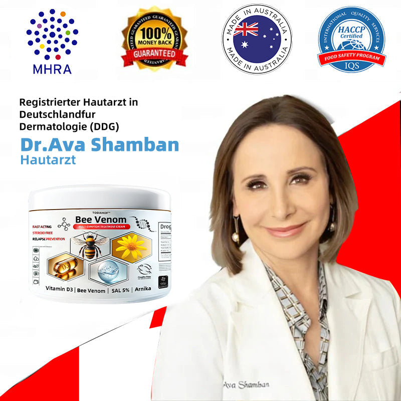 TODAHOF™ Bee Venom Multi-Symptom Skin Treatment Cream (👨⚕NPF RECOMMENDS)
