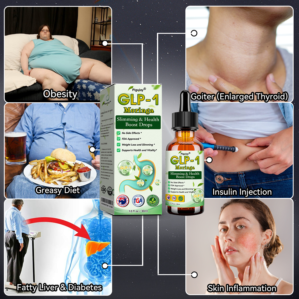 【Last Day Promotion 60% OFF🥇】Piguiay® GLP-1 Moringa Slimming & Health Boost Drops(Food-grade fat burner - 24/7 Release | Lose 5-8 kg FAST | 90% Sugar Drop | )💌