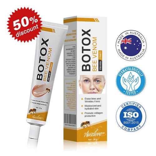 Made and shipped from the AU✅-Awzlove™ Botox Bee Venom Wrinkle Removal Cream-Last Day Promotion 70% OFF🐝