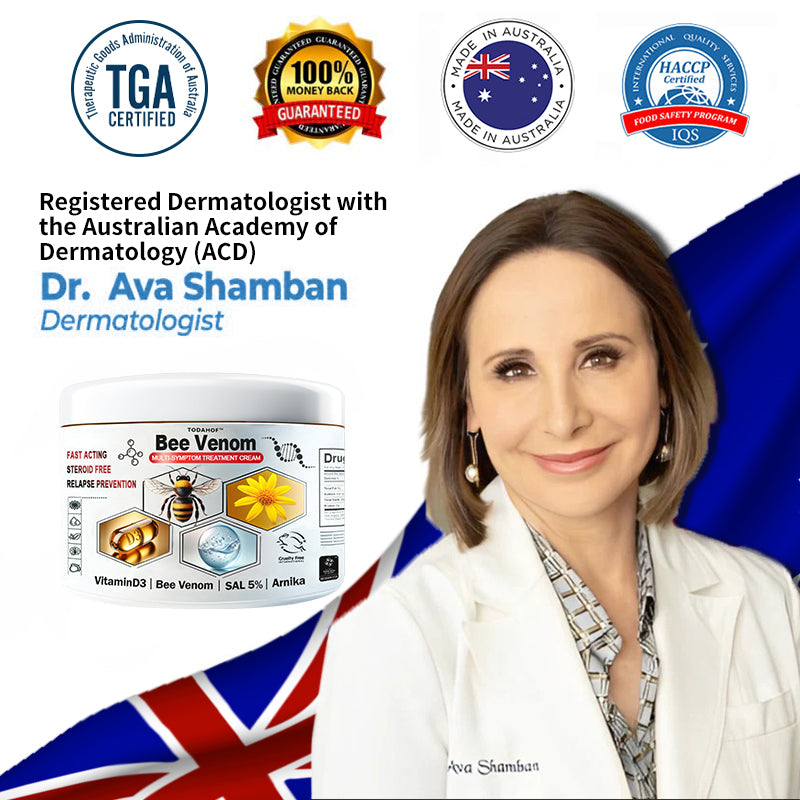 TODAHOF™ Bee Venom Multi-Symptom Skin Treatment Cream (👨⚕ACD RECOMMENDS)🇦🇺
