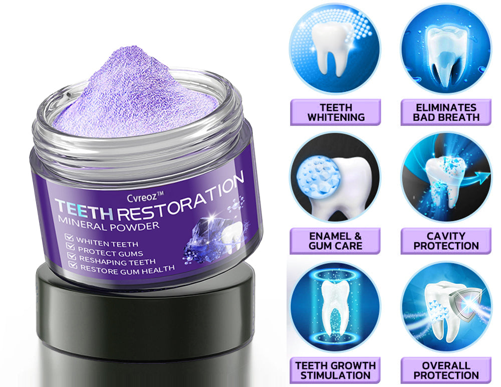 Cvreozโข (ADA recommended)Teeth Restoration Mineral Powder(๐๐๐ข๐ฆ๐ข๐ญ๐๐ ๐ญ๐ข๐ฆ๐ ๐๐ข๐ฌ๐๐จ๐ฎ๐ง๐ญ ๐๐๐ฌ๐ญ ๐๐ ๐ฆ๐ข๐ง๐ฎ๐ญ๐๐ฌ๐) โ๏ธ
