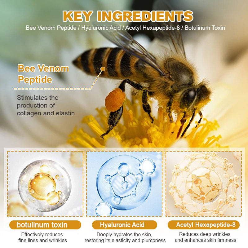 Made and shipped from the AU✅-Awzlove™ Botox Bee Venom Wrinkle Removal Cream-Last Day Promotion 70% OFF🐝