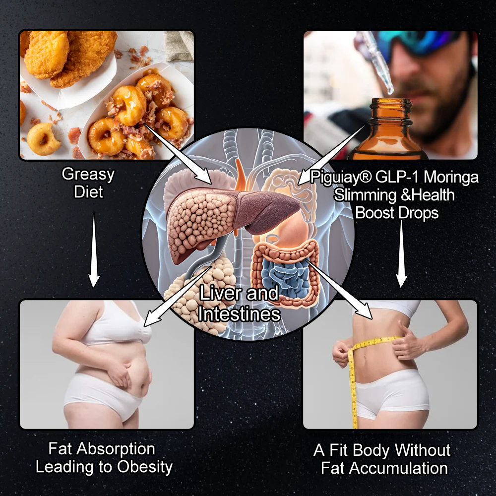 【Last Day Promotion 60% OFF🥇】Piguiay® GLP-1 Moringa Slimming & Health Boost Drops(Food-grade fat burner - 24/7 Release | Lose 5-8 kg FAST | 90% Sugar Drop | )💌