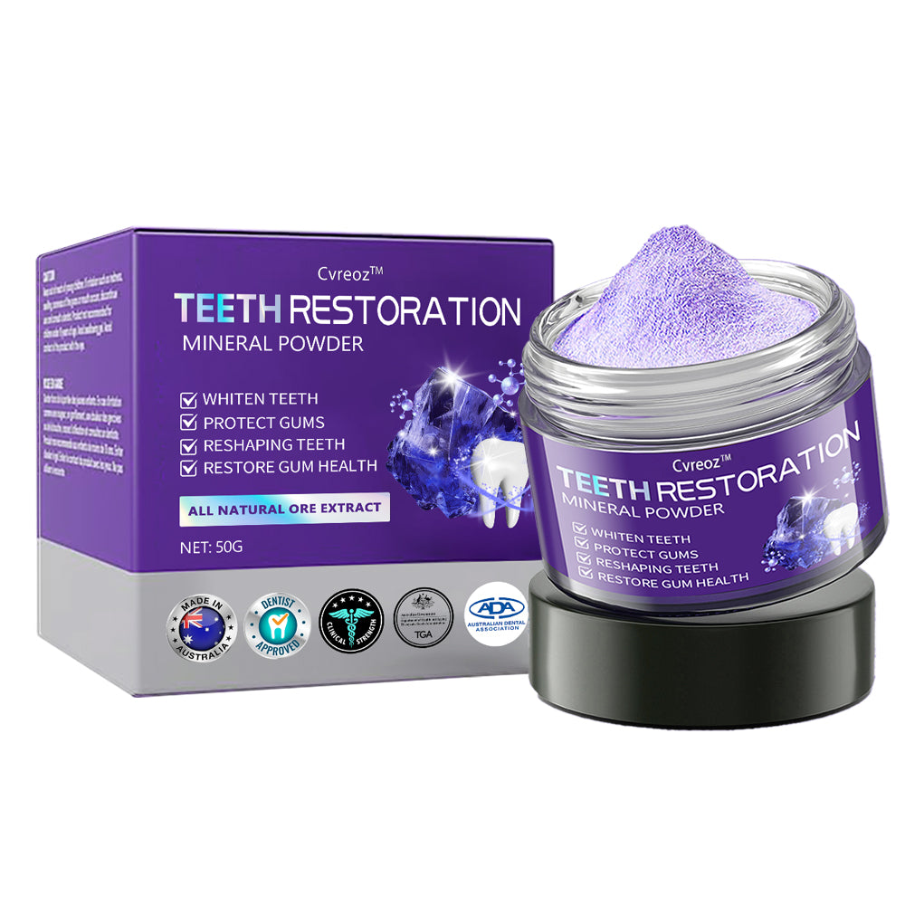 Cvreozโข (ADA recommended)Teeth Restoration Mineral Powder(๐๐๐ข๐ฆ๐ข๐ญ๐๐ ๐ญ๐ข๐ฆ๐ ๐๐ข๐ฌ๐๐จ๐ฎ๐ง๐ญ ๐๐๐ฌ๐ญ ๐๐ ๐ฆ๐ข๐ง๐ฎ๐ญ๐๐ฌ๐) โ๏ธ