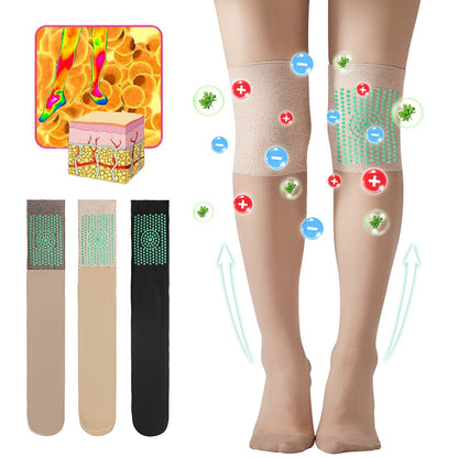 [Official Brand Store] PEARLMOON™ Ionic Correction Lymphatic Detoxification Long Tube Silk Stockings (⭐⭐⭐⭐⭐limited time offer, lasts 30 minutes)🎭