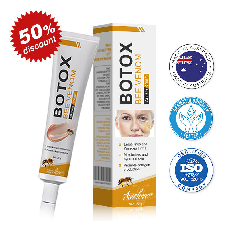 Made and shipped from the AU✅-Awzlove™ Botox Bee Venom Wrinkle Removal Cream-Last Day Promotion 70% OFF🐝