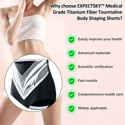 Medical Grade Titanium Fiber Tourmaline Shaping Shorts👙